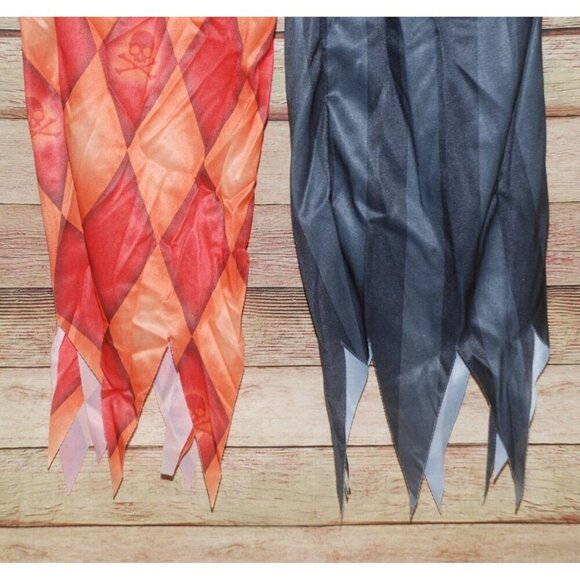 Underwraps Evil Scary Clown Teen One Size Halloween Costume Skull Print - Picture 9 of 15